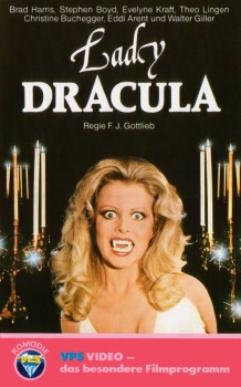 Filmplakat auf Videokassette: Lady Dracula