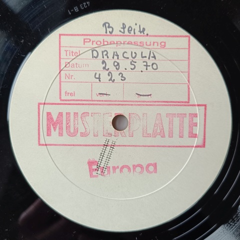 Muster-LP: Dracula - Jagd der Vampire, Seite B
